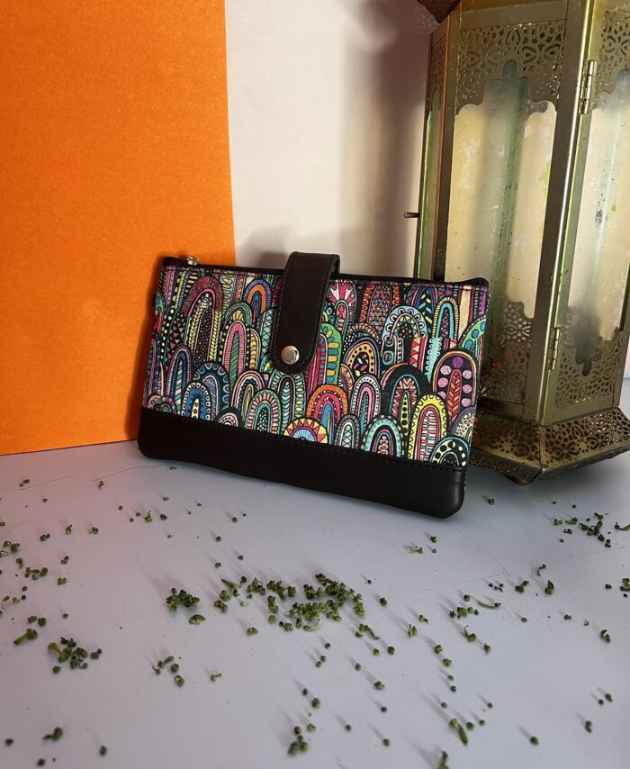 Handmade Colorful Fabric Mandala Purse