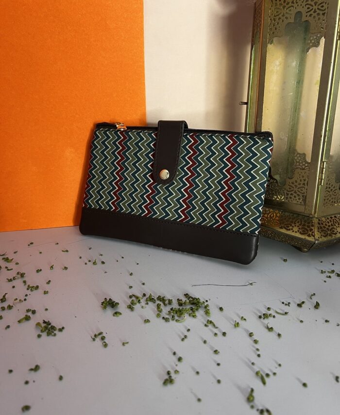 Handmade Zigzag Fabric Bag